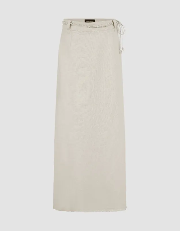 Midi A-Line Skirt sold by Urban Revivo