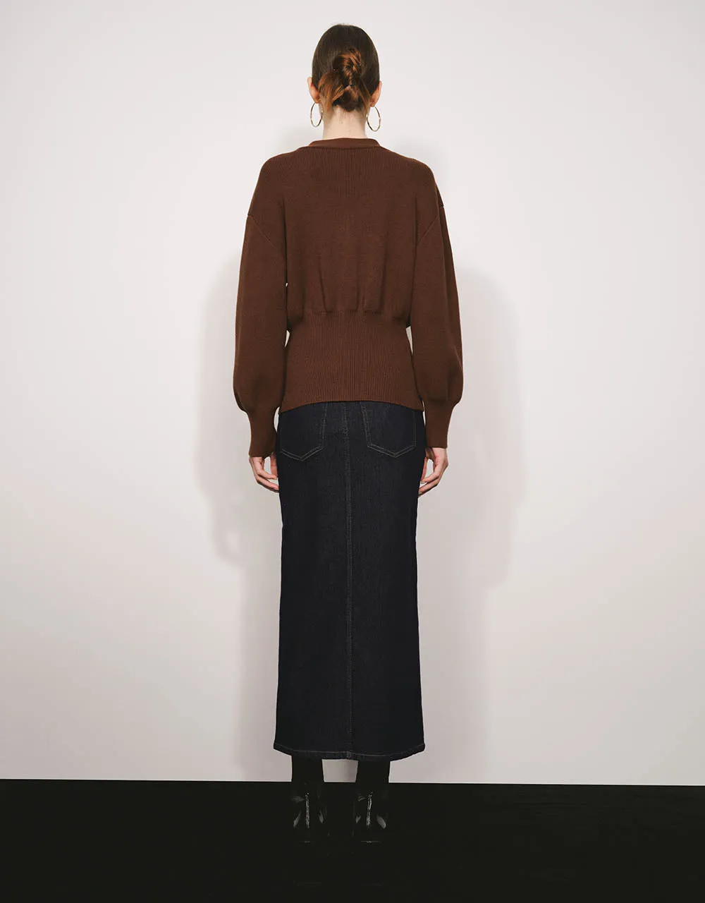 Skinny Straight Denim Skirt sold by Urban Revivo product image thumbnail 5