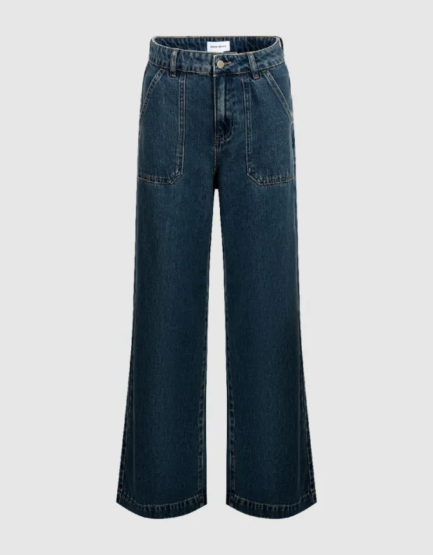 Wide-Leg Jeans sold by Urban Revivo