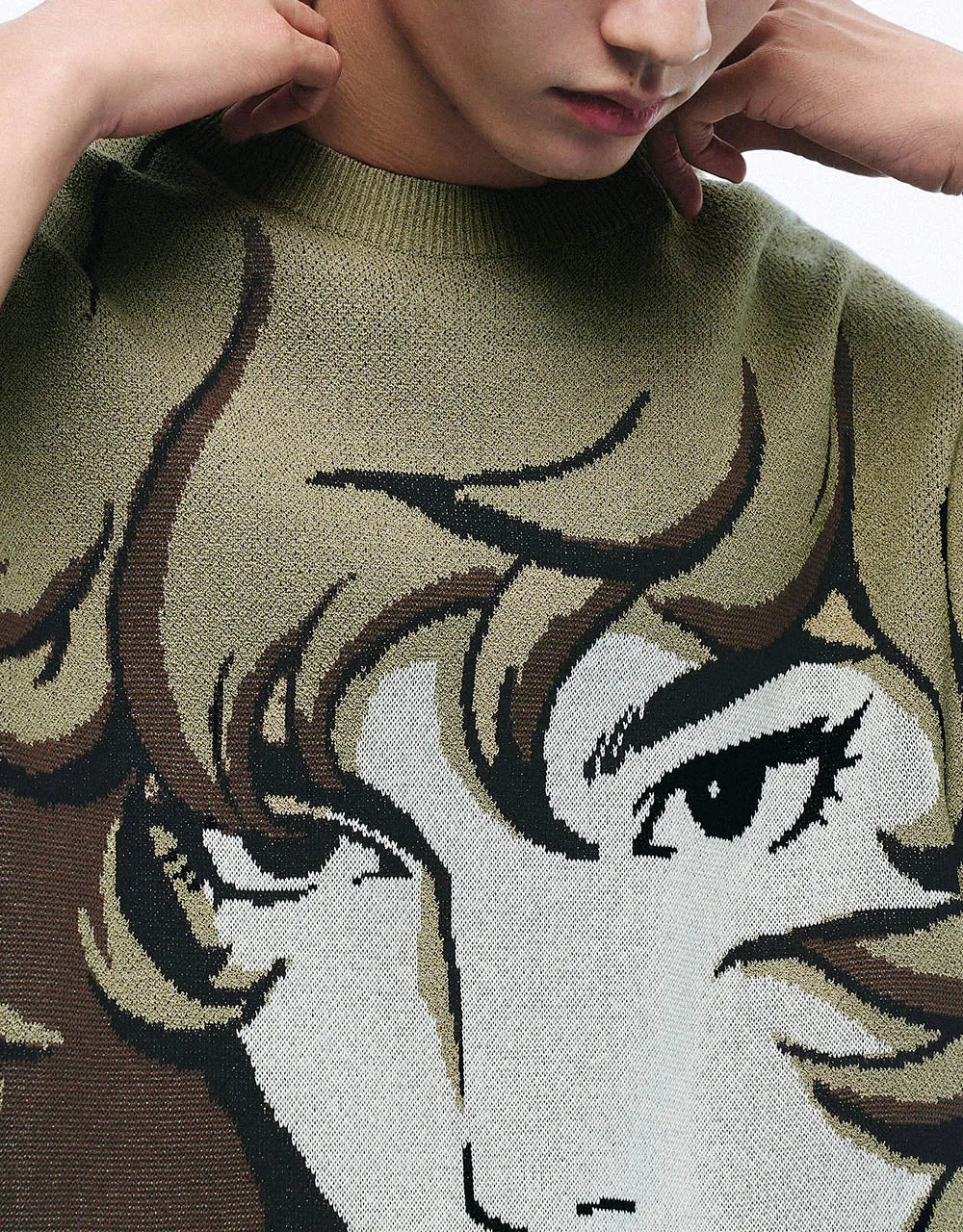 Printed Knitted T-Shirt sold by Urban Revivo product image thumbnail 4