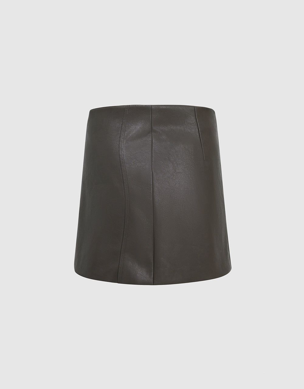 Vegan Leather Mini A-Line Skirt sold by Urban Revivo product image thumbnail 3