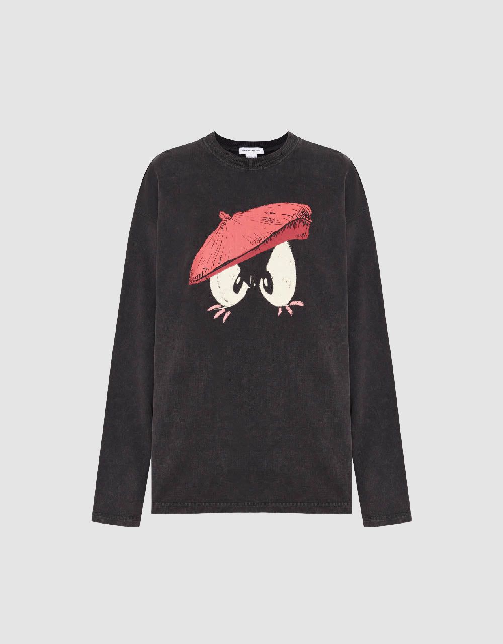 Printed Crew Neck Loose T-Shirt sold by Urban Revivo product image thumbnail 2