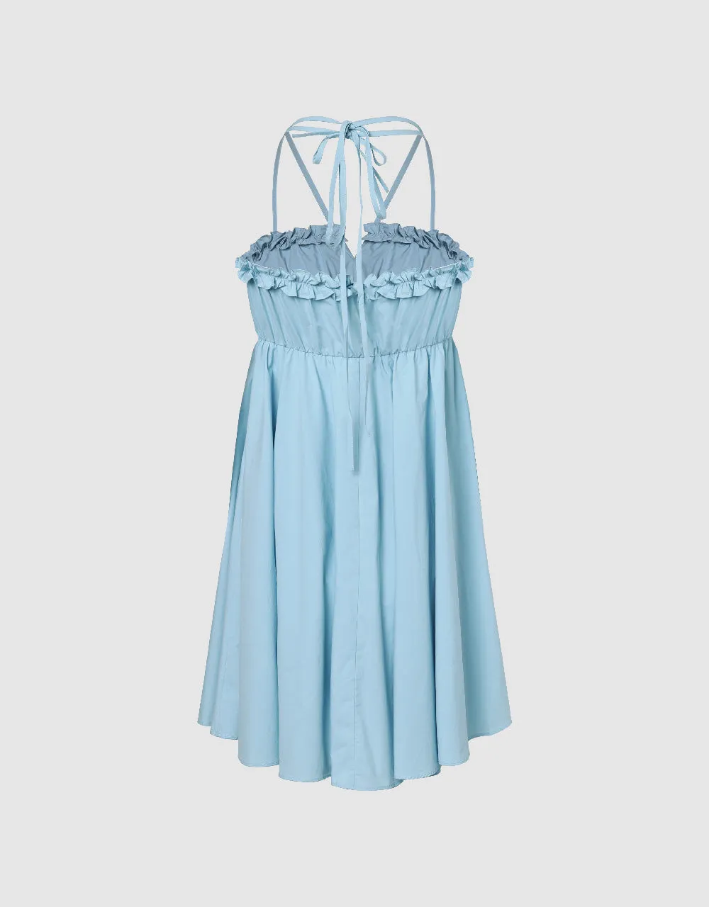 Halter Neck Off-Shoulder A-Line Dress sold by Urban Revivo product image thumbnail 5