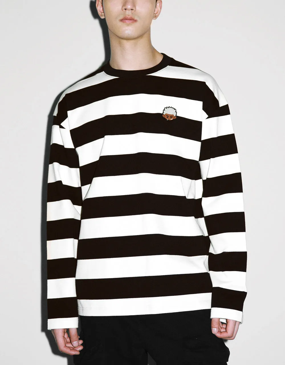 Striped Crew Neck Knitted T-Shirt sold by Urban Revivo product image thumbnail 2