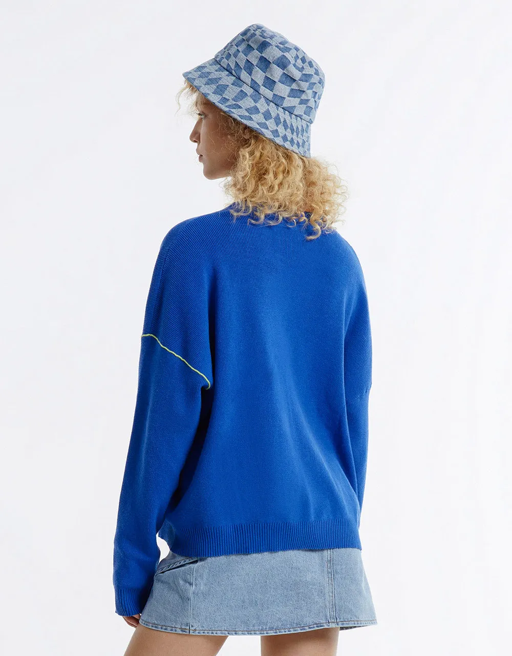 Contrast Stitch Cardigan sold by Urban Revivo product image thumbnail 4