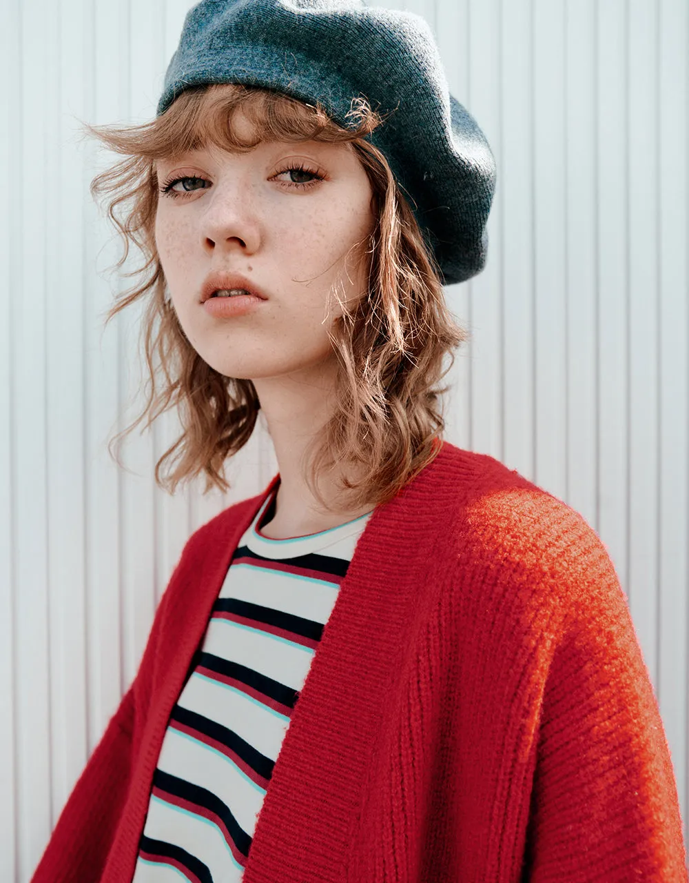 V-Neck Knitted Cardigan sold by Urban Revivo product image thumbnail 4