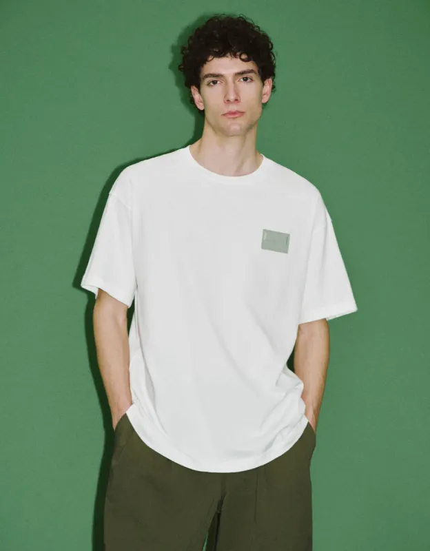 Crew Neck Knitted T-Shirt sold by Urban Revivo