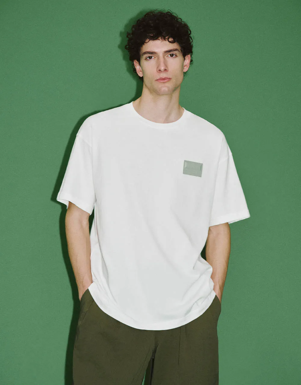 Crew Neck Knitted T-Shirt sold by Urban Revivo