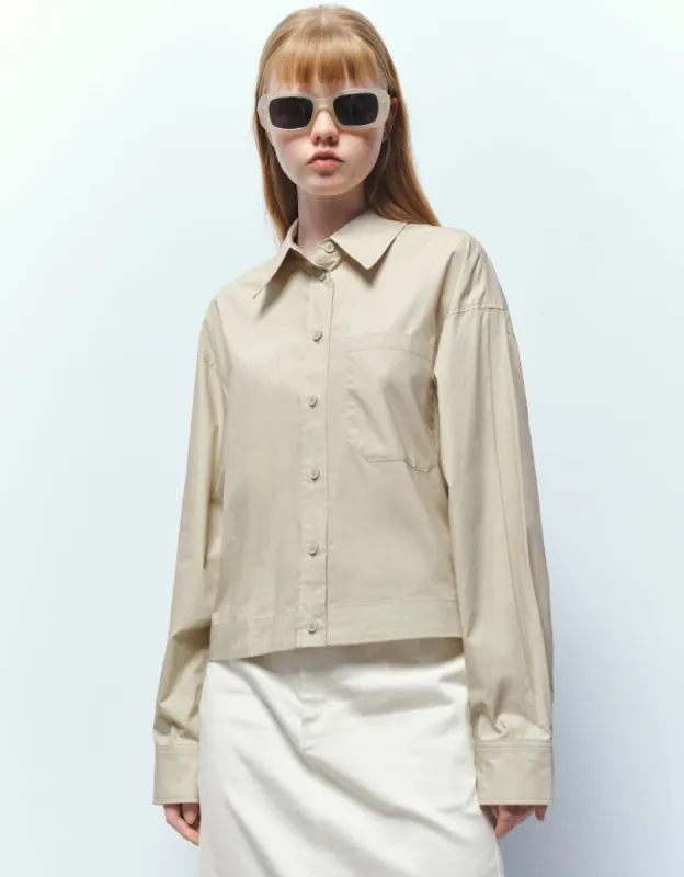 Button Up Straight Shirt sold by Urban Revivo
