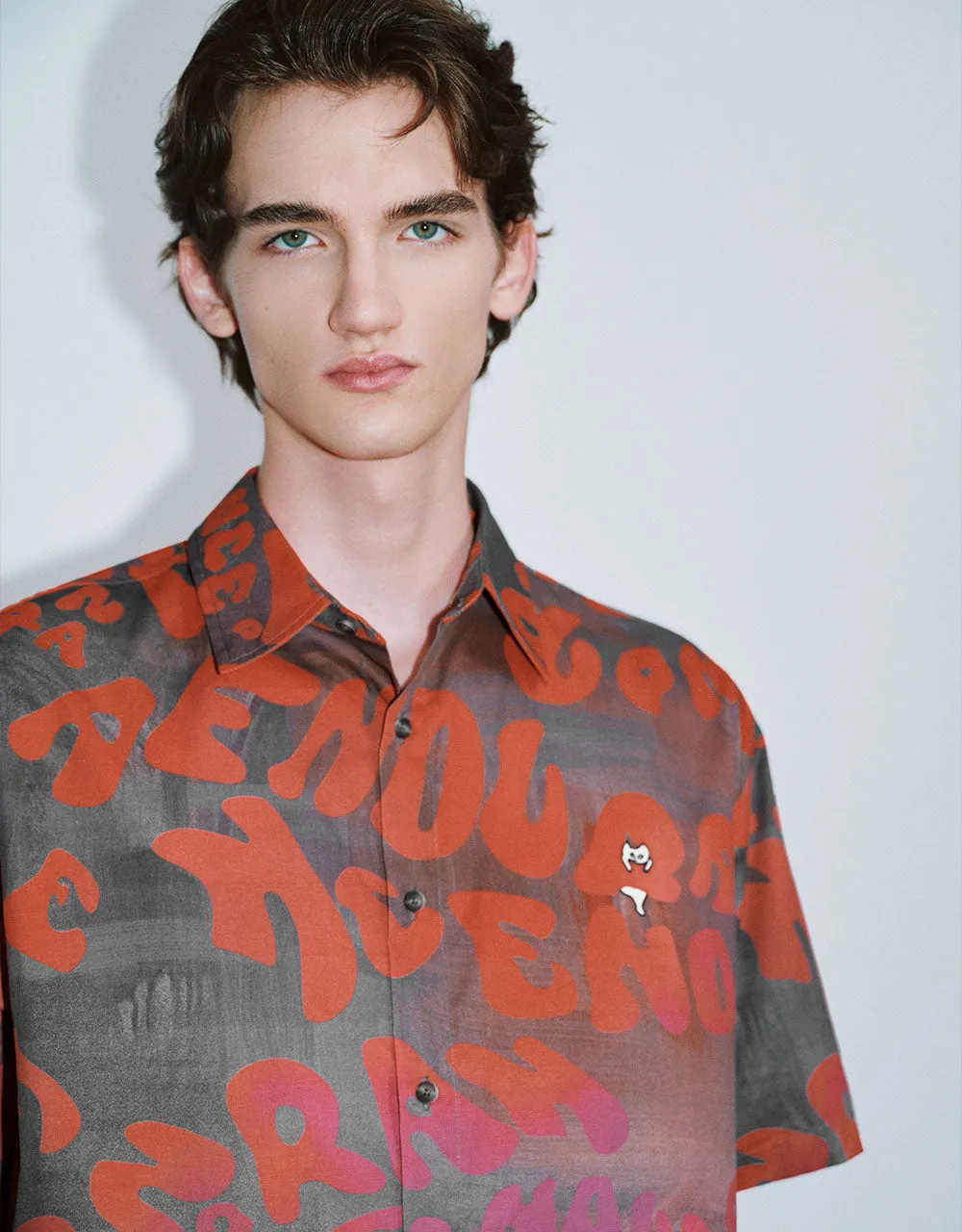 Button Up Printed Loose Shirt sold by Urban Revivo product image thumbnail 3