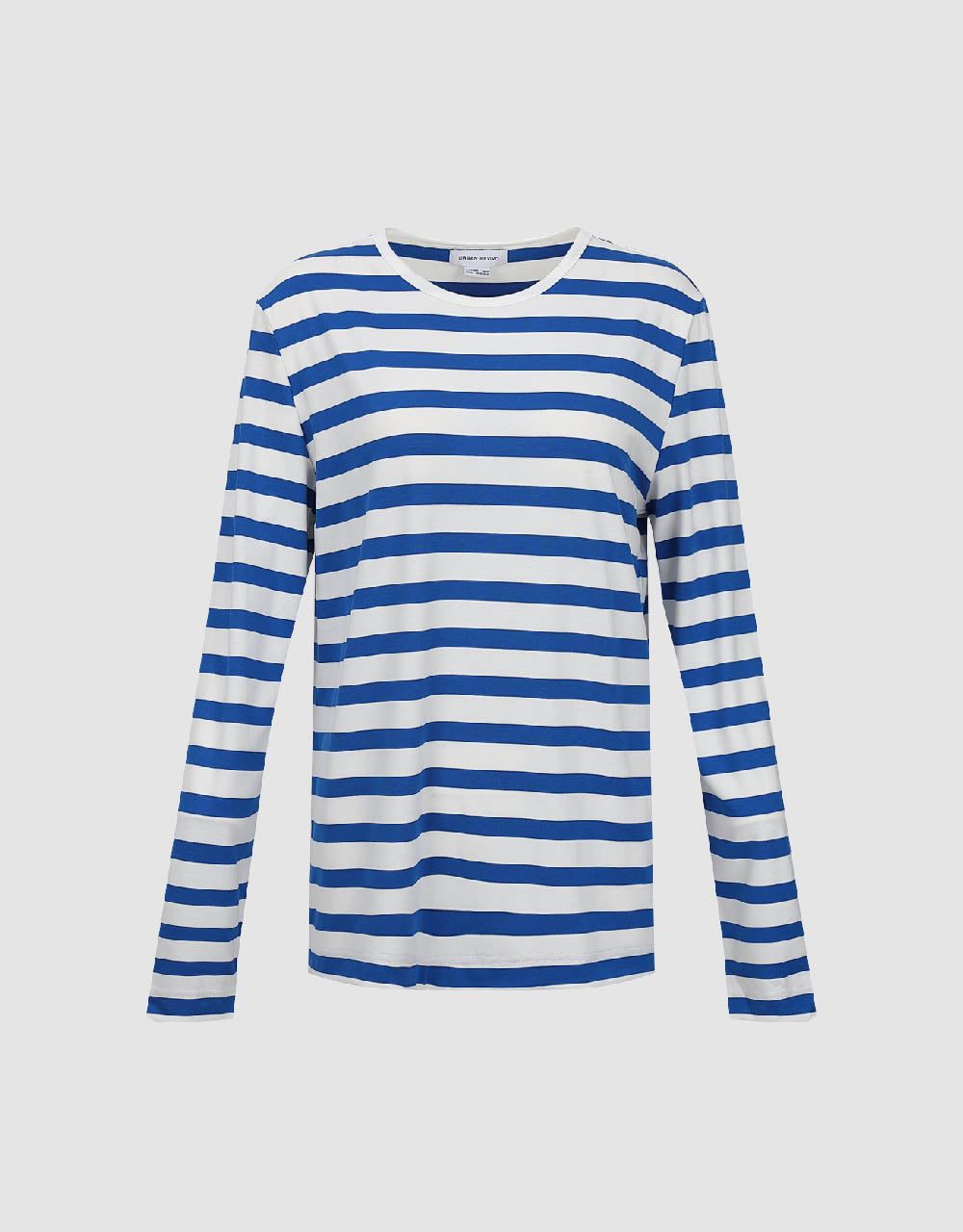 Striped Crew Neck Knitted T-Shirt sold by Urban Revivo product image thumbnail 2