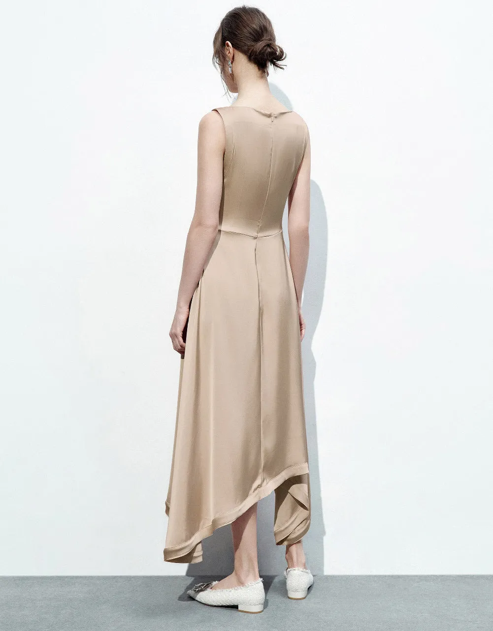 Sleeveless Crew Neck Skinny Dress sold by Urban Revivo product image thumbnail 4