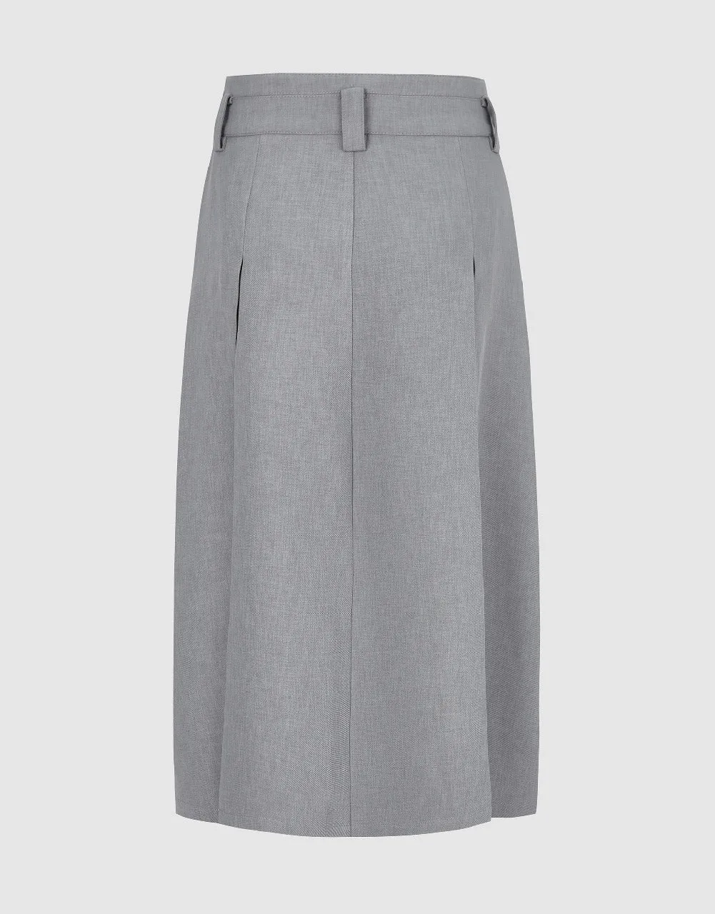 Pleated Midi A-Line Skirt sold by Urban Revivo product image thumbnail 3