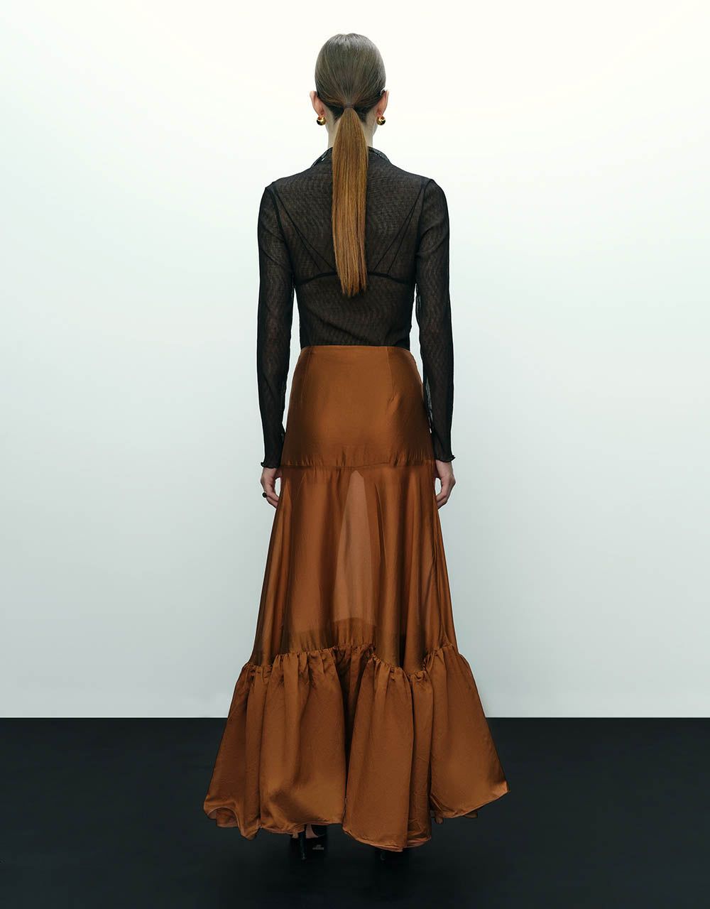 Maxi A-Line Skirt sold by Urban Revivo product image thumbnail 5