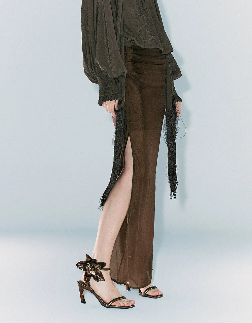 Midi Straight Skirt sold by Urban Revivo product image thumbnail 4