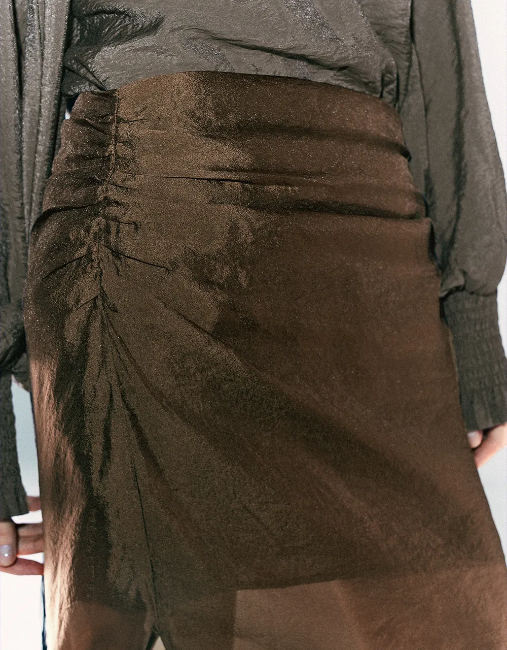 Midi Straight Skirt sold by Urban Revivo product image thumbnail 5