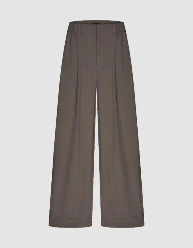 Loose Wide-Leg Pants sold by Urban Revivo