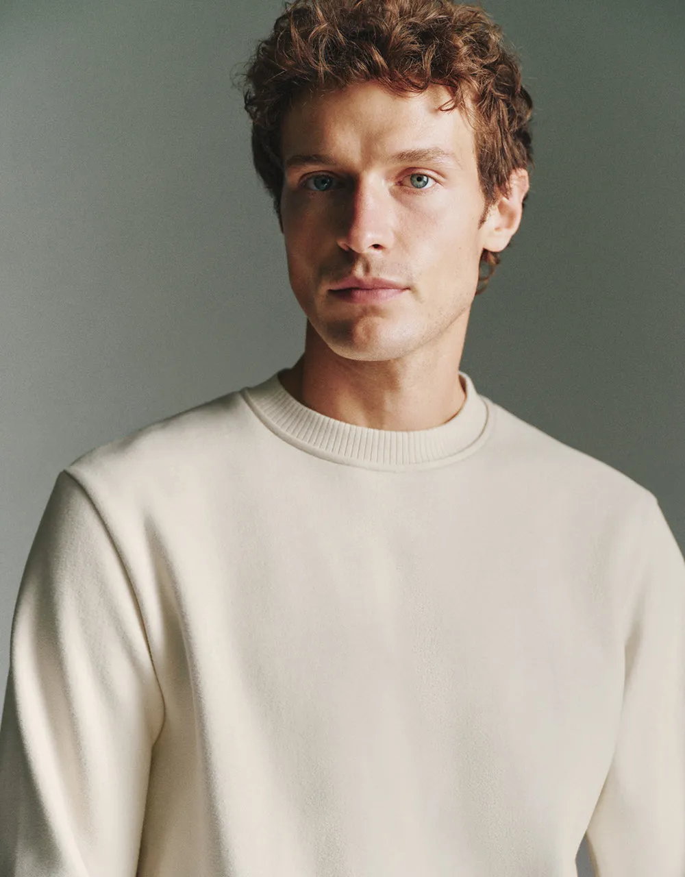 Crew Neck Straight Sweatshirt sold by Urban Revivo product image thumbnail 4