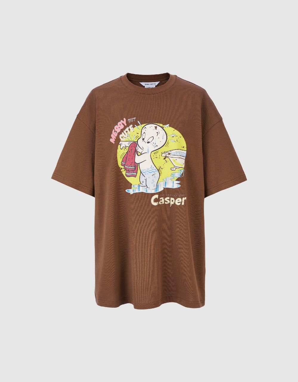 Cartoon Printed Crew Neck T-Shirt sold by Urban Revivo