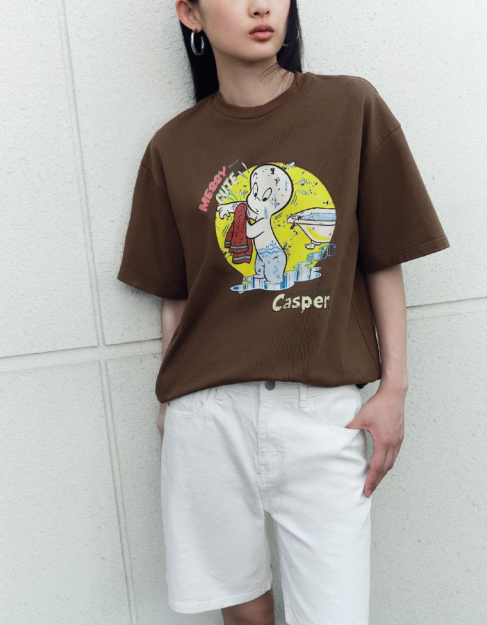 Cartoon Printed Crew Neck T-Shirt sold by Urban Revivo product image thumbnail 2