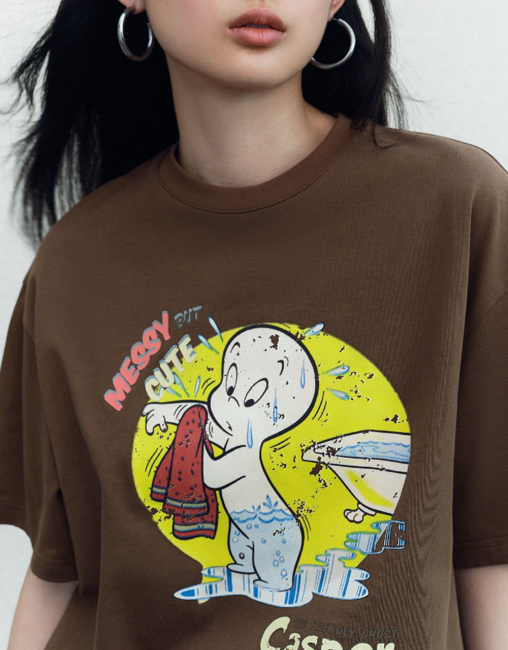 Cartoon Printed Crew Neck T-Shirt sold by Urban Revivo product image thumbnail 5