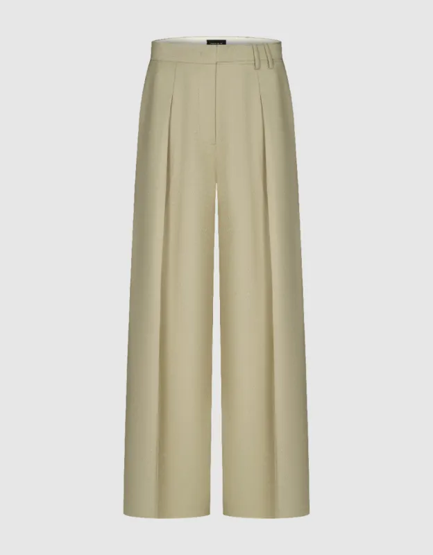 Tailored Straight Pants sold by Urban Revivo
