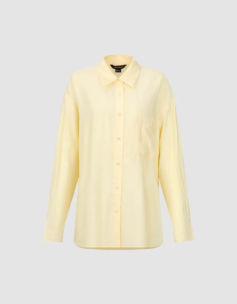 Button Up Straight Shirt sold by Urban Revivo product image thumbnail 2