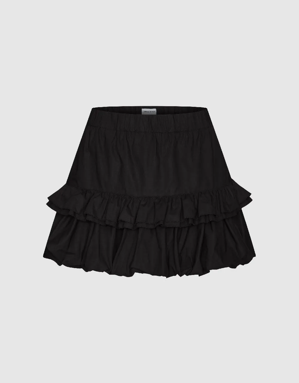 Bubble Hem Mini A-Line Skirt sold by Urban Revivo