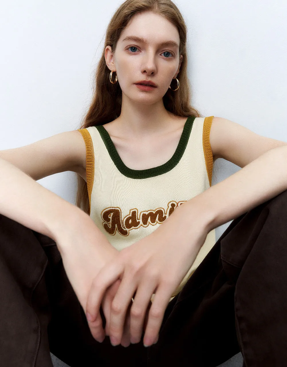 Crew Neck Knitted Tank Top sold by Urban Revivo product image thumbnail 5
