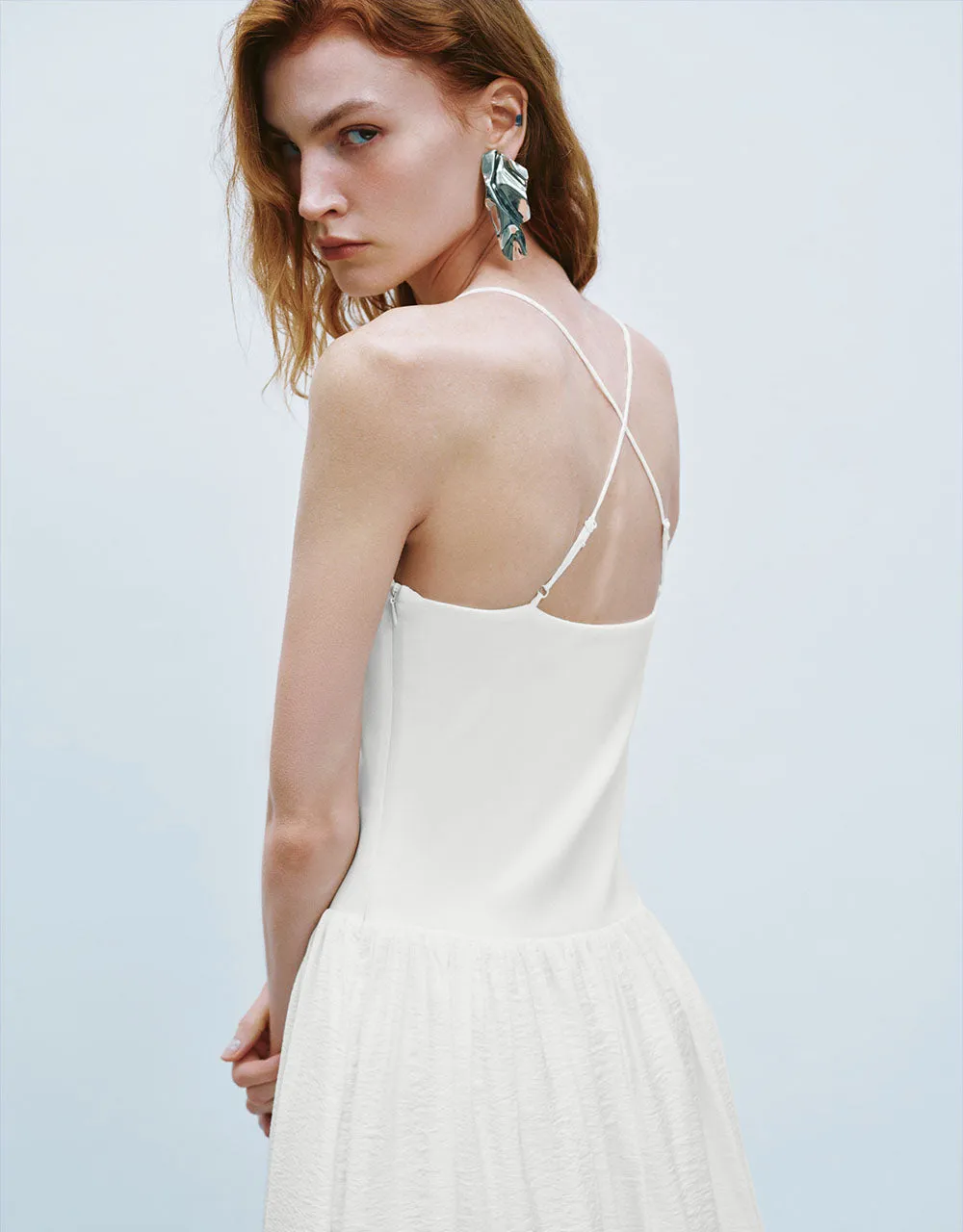 Sleeveless A-Line Dress sold by Urban Revivo product image thumbnail 4