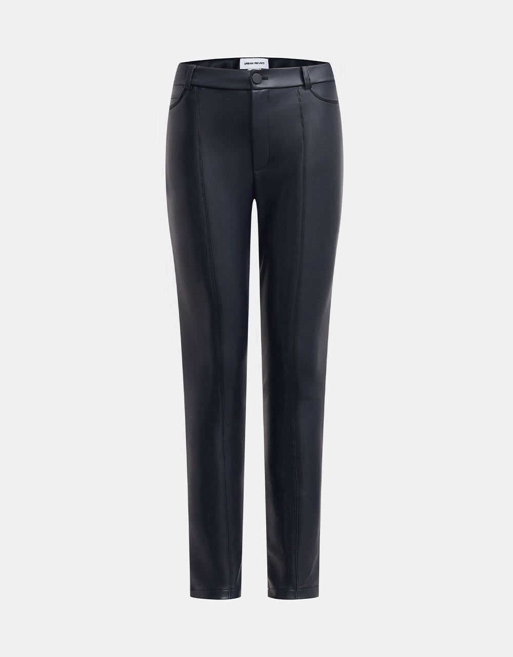 Vegan Leather Skinny Cropped Pants sold by Urban Revivo