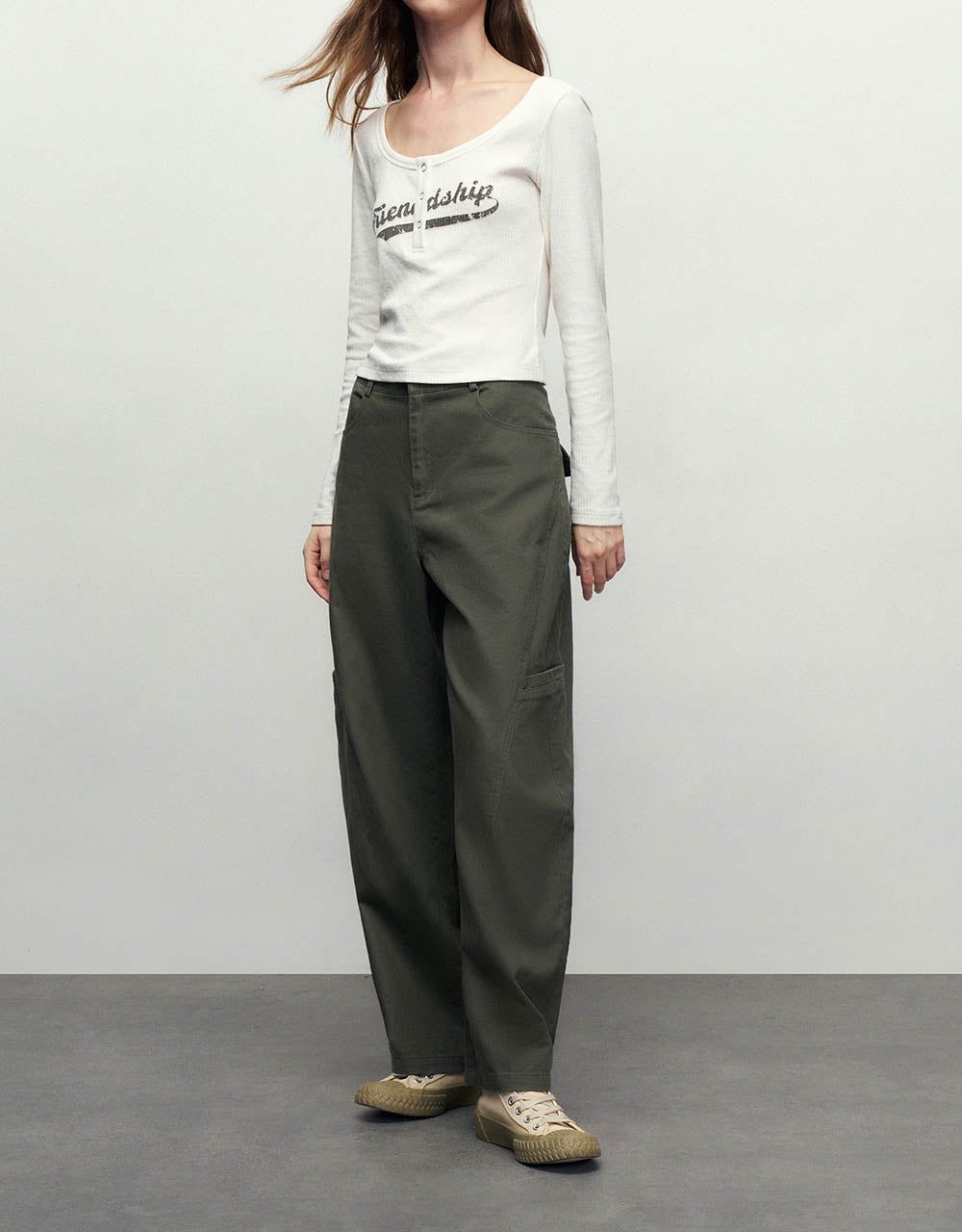 Straight Pants sold by Urban Revivo product image thumbnail 2