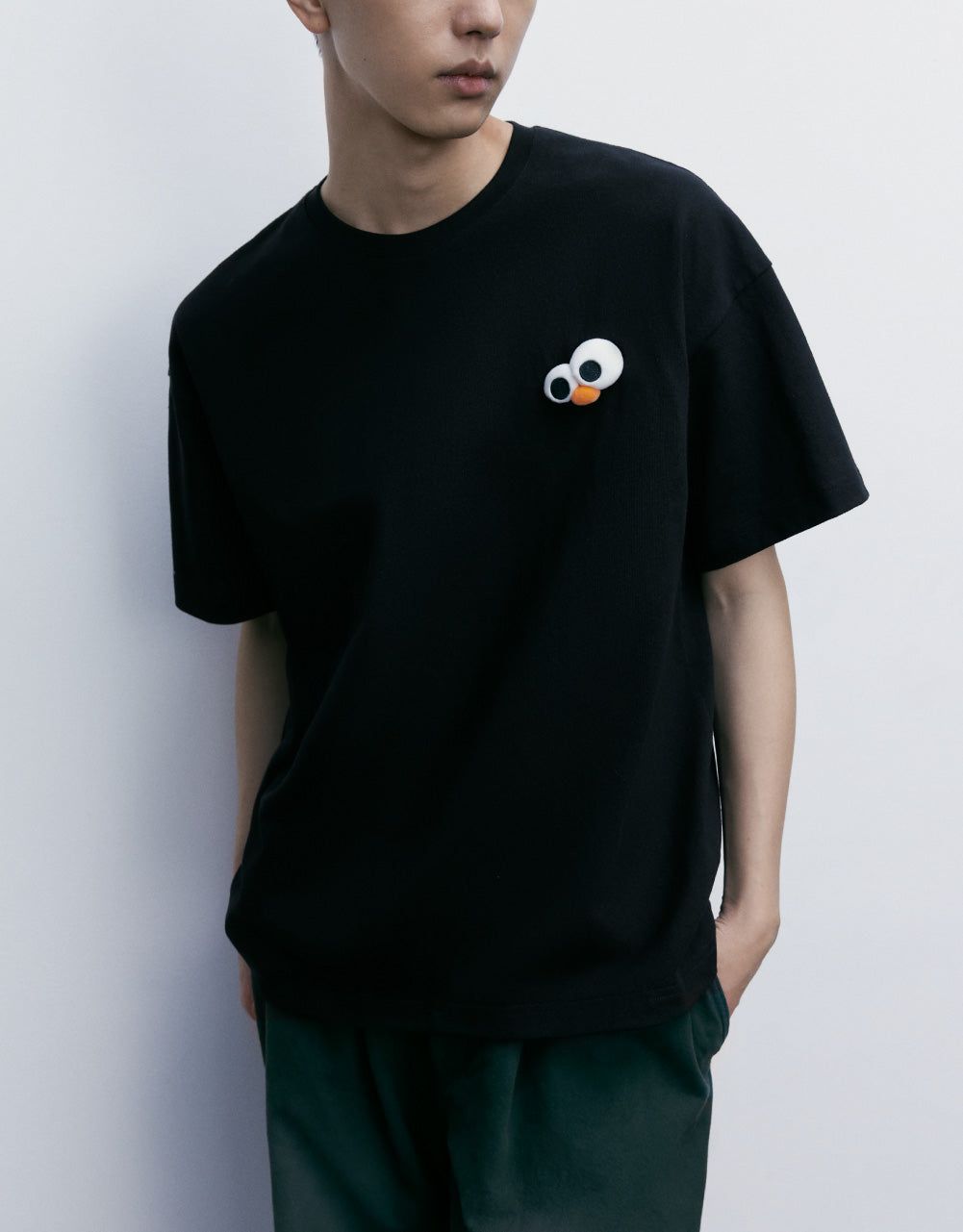 Crew Neck T-Shirt sold by Urban Revivo product image thumbnail 3
