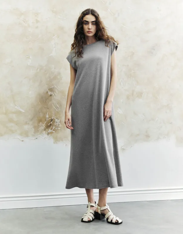 Sleeveless Crew Neck A-Line Dress sold by Urban Revivo