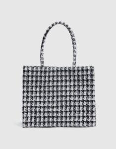 Tweed Tote Bag sold by Urban Revivo