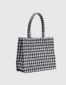 Tweed Tote Bag sold by Urban Revivo
