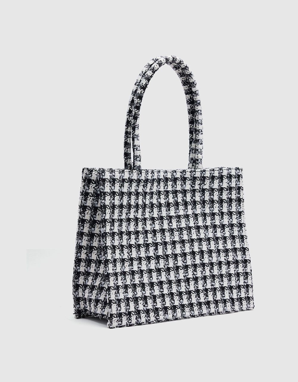 Tweed Tote Bag sold by Urban Revivo product image thumbnail 2