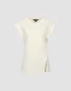 Sleeveless Crew Neck Straight T-Shirt sold by Urban Revivo