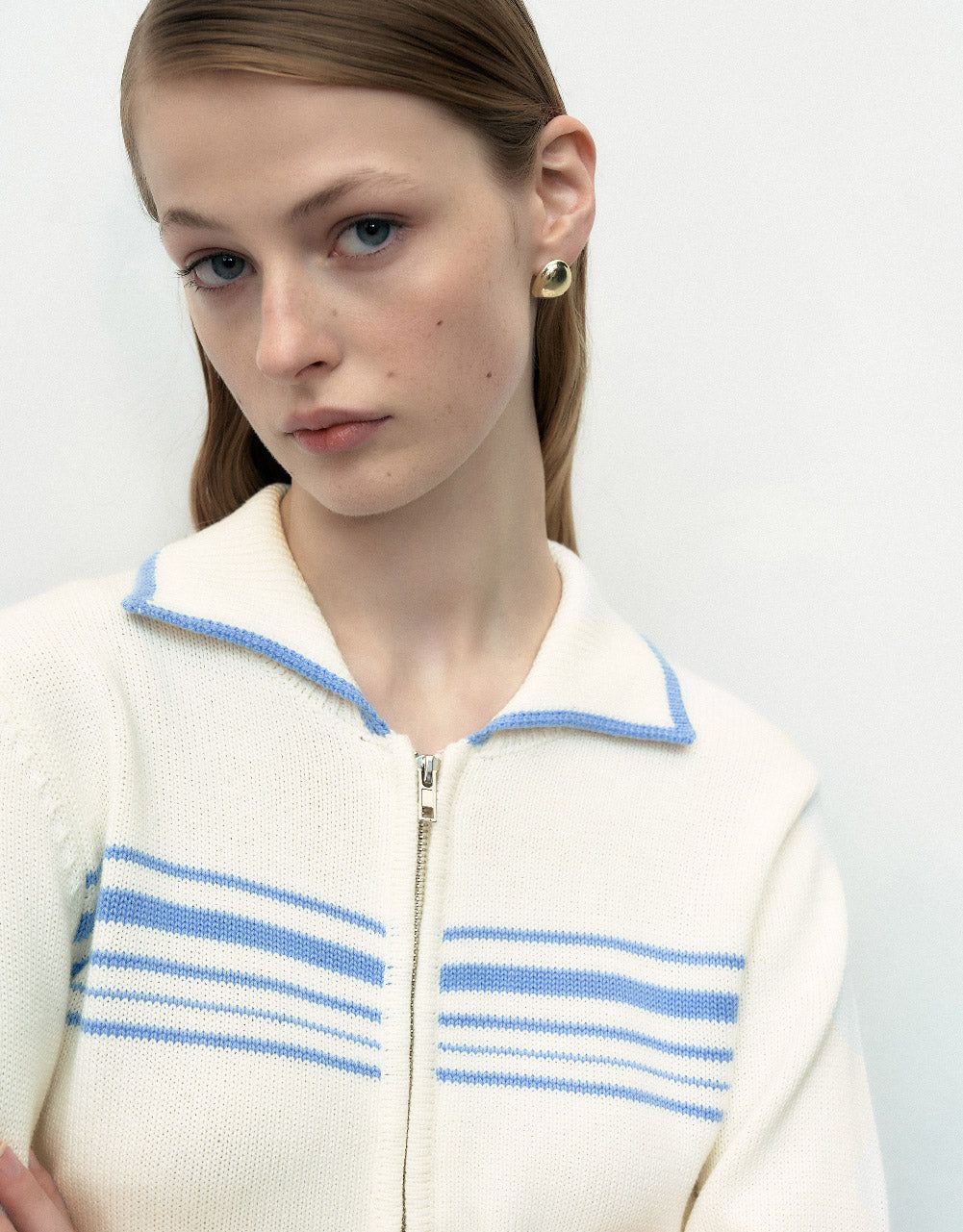 Zipper Front Knitted Cardigan sold by Urban Revivo product image thumbnail 5