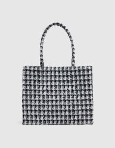 Tweed Tote Bag sold by Urban Revivo