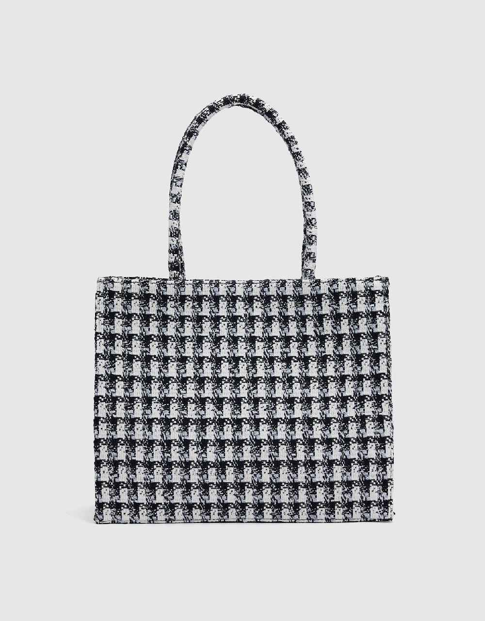 Tweed Tote Bag sold by Urban Revivo product image thumbnail 4