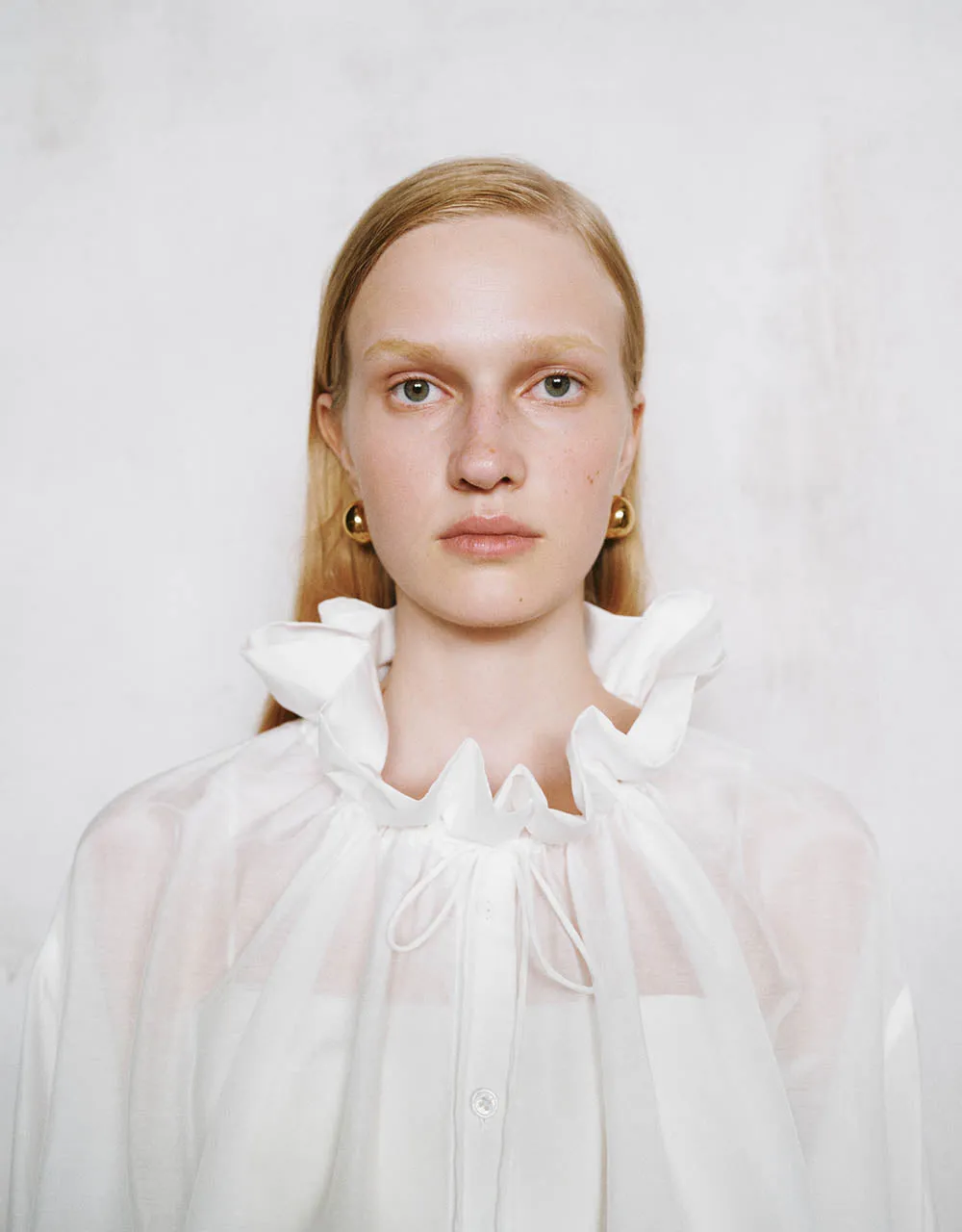 Ruffle Lapel Shirt sold by Urban Revivo product image thumbnail 5