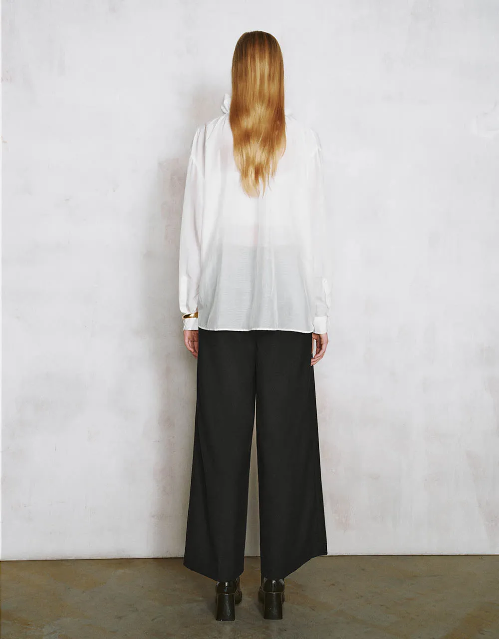 Ruffle Lapel Shirt sold by Urban Revivo product image thumbnail 4