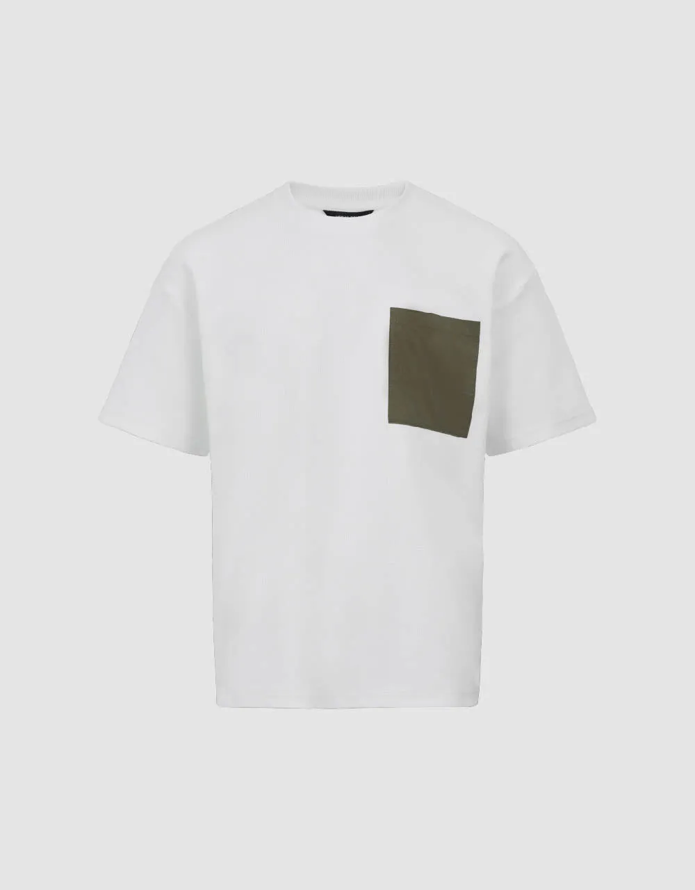 Drop Shoulder Sleeve Crew Neck T-Shirt sold by Urban Revivo product image thumbnail 2