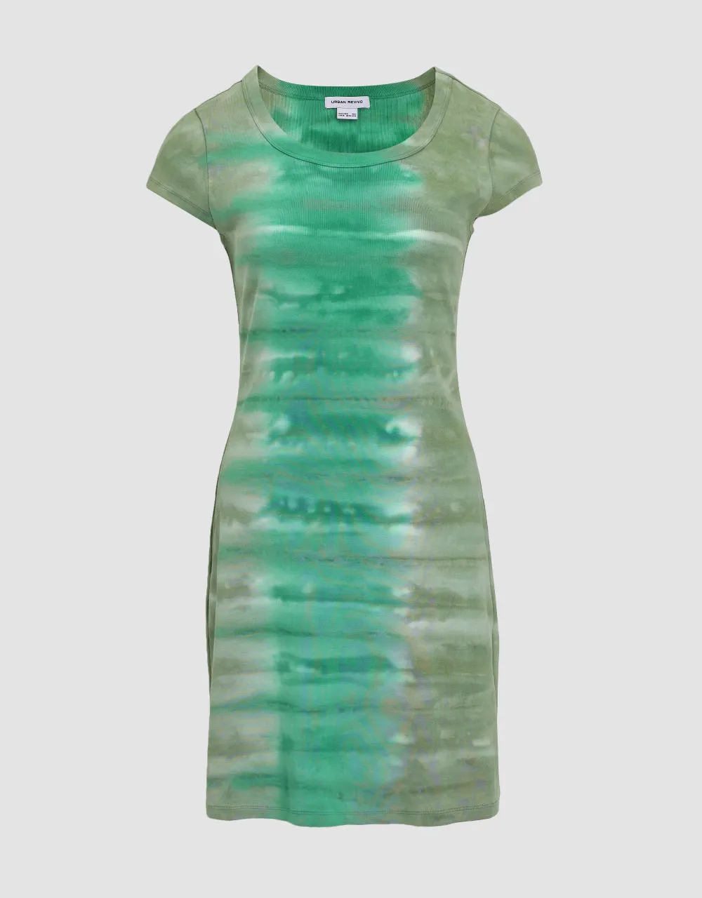 Printed Crew Neck Skinny Dress sold by Urban Revivo