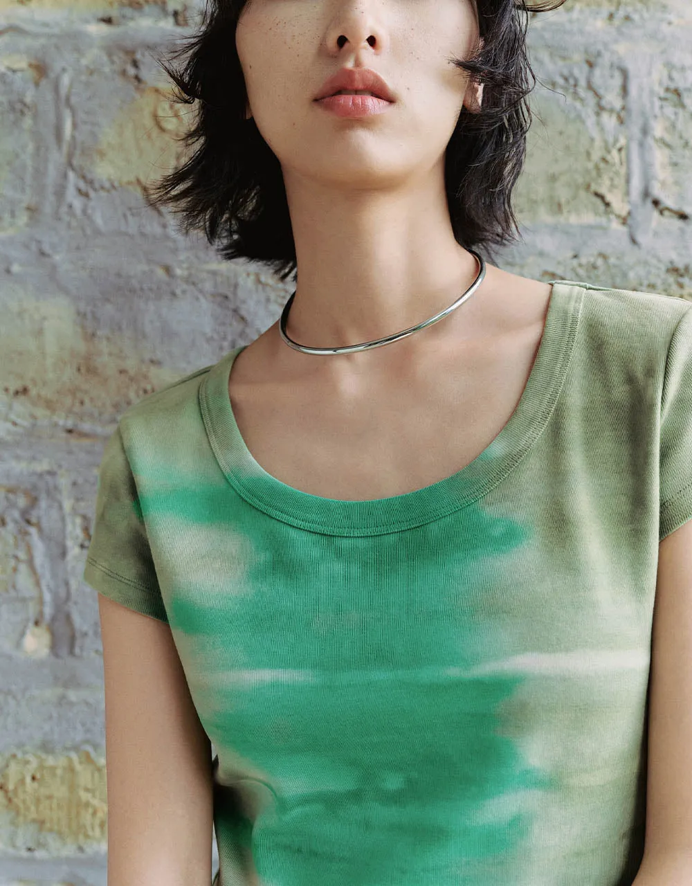 Printed Crew Neck Skinny Dress sold by Urban Revivo product image thumbnail 4