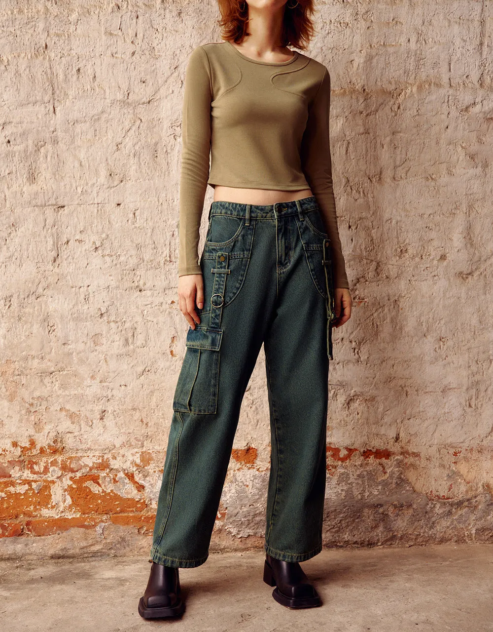 Straight Jeans With Pockets sold by Urban Revivo product image thumbnail 2