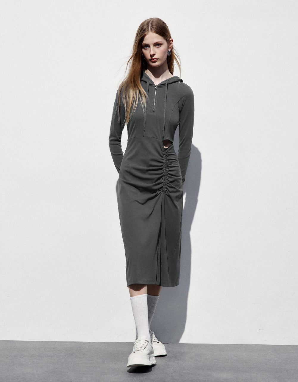 Hooded Skinny Dress sold by Urban Revivo product image thumbnail 3