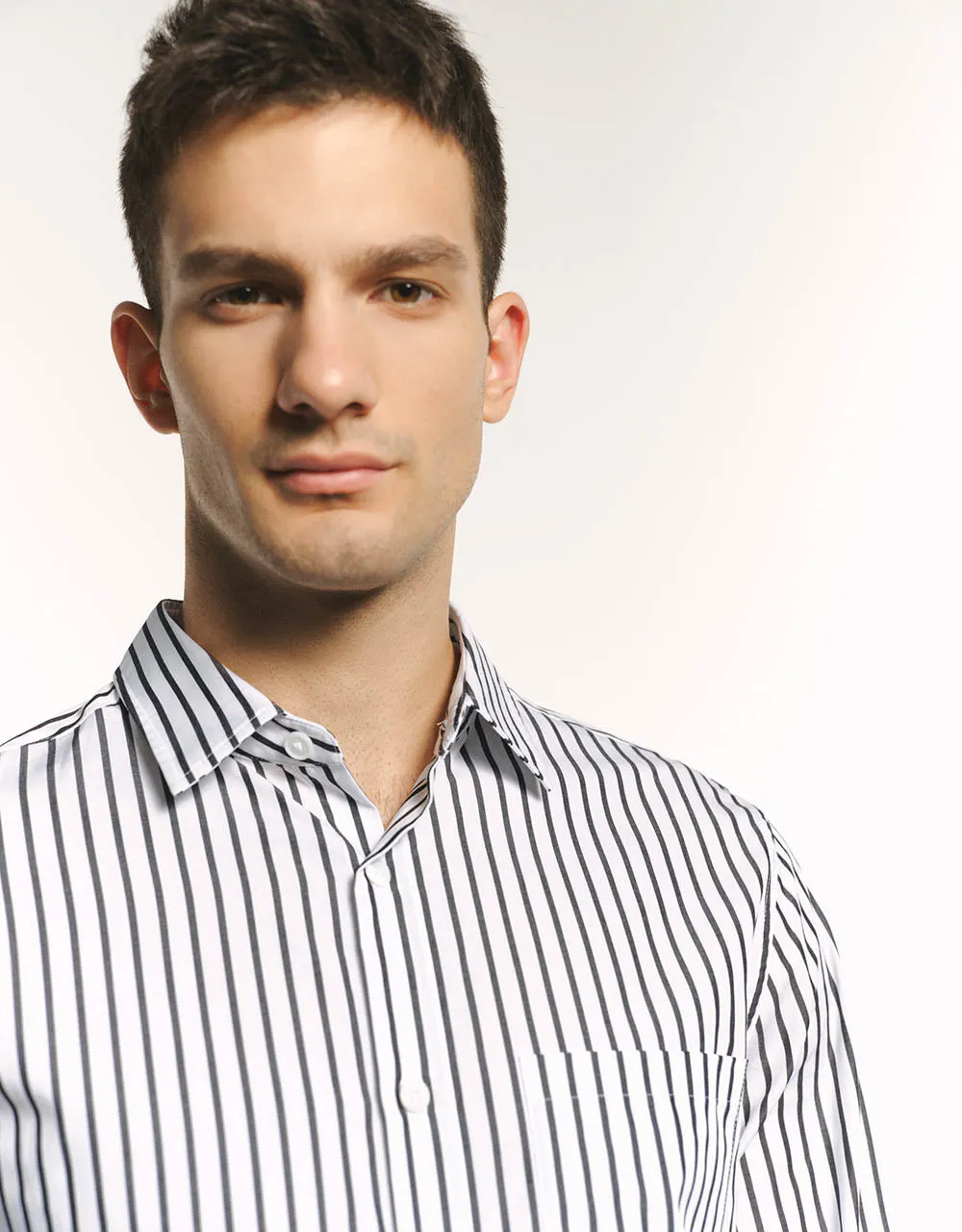 Button Up Striped Shirt sold by Urban Revivo product image thumbnail 4