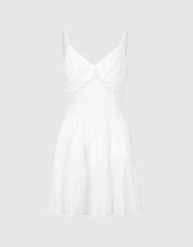 V-Neck A-Line Cami Dress sold by Urban Revivo